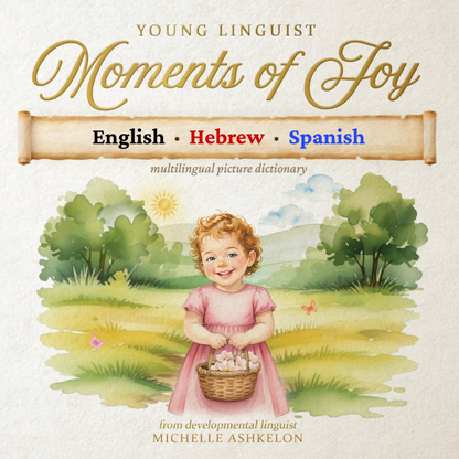 Customized Trilingual Board Book | 80+ Words in Any 3 Languages | Ages 0-3+